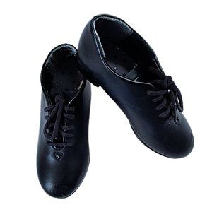 Kids Capezio Tap Shoes Girls Boy Unisex  Youth Size 10.5 Black Dance
